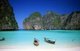 Thailand: Ao Maya (Maya Bay) made famous by the Hollywood film 'The Beach' starring Leonardo di Caprio, Ko Phi Phi Leh, Ko Phi Phi